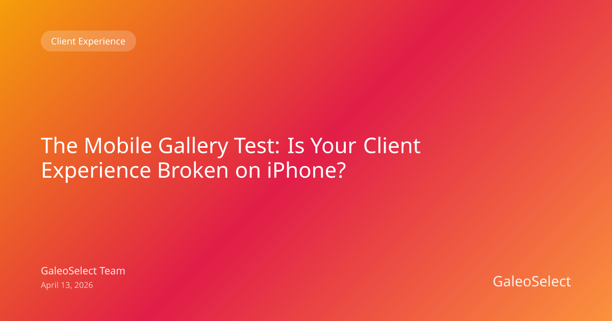 The Mobile Gallery Test: Is Your Client Experience Broken on iPhone ...